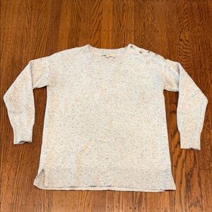 ✨ Ann Taylor LOFT Speckled Tunic Sweater • Multicolor Dots • Small